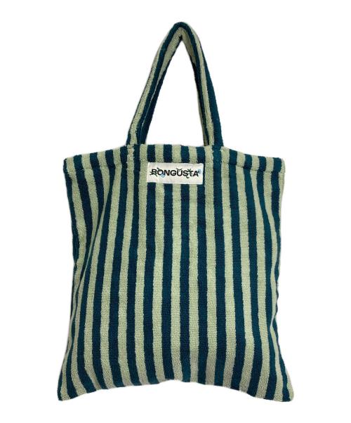 BONGUSTA（ボンガスタ）BONGUSTA (ボンガスタ) トートバッグ  NARAM STRIPED BAG グリーン サイズ:実寸参照の古着・服飾アイテム