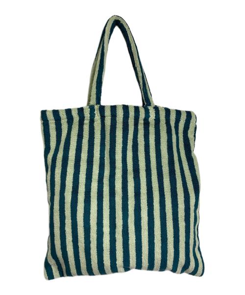 BONGUSTA（ボンガスタ）BONGUSTA (ボンガスタ) トートバッグ  NARAM STRIPED BAG グリーン サイズ:実寸参照の古着・服飾アイテム