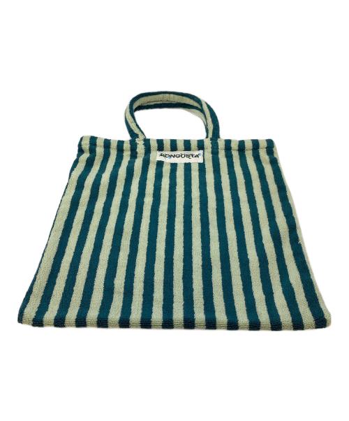 BONGUSTA（ボンガスタ）BONGUSTA (ボンガスタ) トートバッグ  NARAM STRIPED BAG グリーン サイズ:実寸参照の古着・服飾アイテム