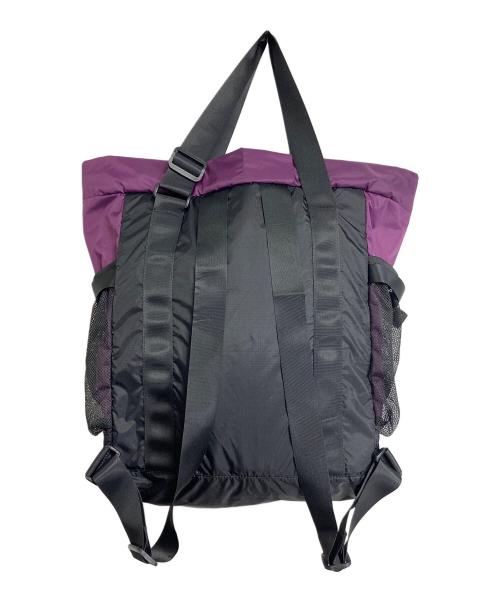 CARIBOU Mountaineering（カリブーマウンテインニアリング）Caribou Mountaineering (カリブーマウンテインニアリング) リュック　ナイロンバッグ　ナイロンリュック　ソフトバッグ　スポーツ　アウトドア パープル×ブラック サイズ:実寸参照の古着・服飾アイテム