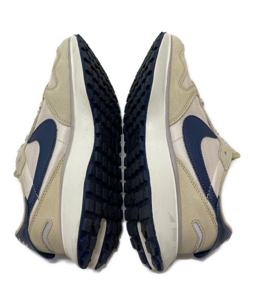 NIKE（ナイキ）NIKE (ナイキ) ローカットスニーカー Phoenix Waffle  フェニックスワッフル　スポーツ　アウトドア ベージュ×ネイビー サイズ:US7の古着・服飾アイテム