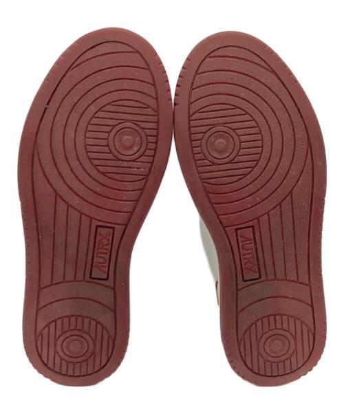 AUTRY（オートリ―）AUTRY (オートリ―) MEDALIST LOW メダリスト ロー  ホワイト×レッド サイズ:38の古着・服飾アイテム