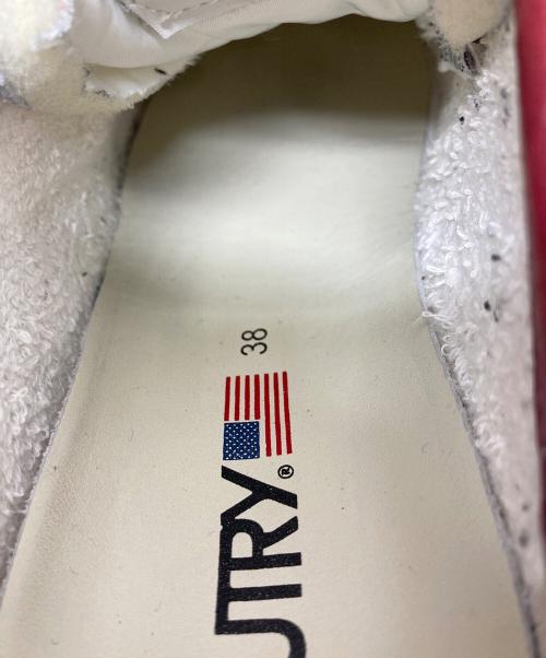 AUTRY（オートリ―）AUTRY (オートリ―) MEDALIST LOW メダリスト ロー  ホワイト×レッド サイズ:38の古着・服飾アイテム