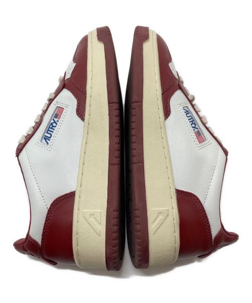 AUTRY（オートリ―）AUTRY (オートリ―) MEDALIST LOW メダリスト ロー  ホワイト×レッド サイズ:38の古着・服飾アイテム