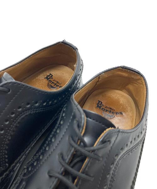 Dr.Martens（ドクターマーチン）Dr.Martens (ドクターマーチン) BROUGUE SHOE BLACK SMOOTH  ブローグシューズ ブラック スムース ブラック サイズ: UK6の古着・服飾アイテム