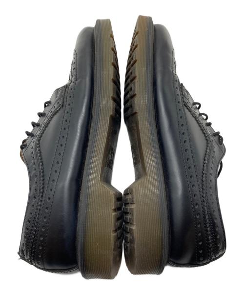 Dr.Martens（ドクターマーチン）Dr.Martens (ドクターマーチン) BROUGUE SHOE BLACK SMOOTH  ブローグシューズ ブラック スムース ブラック サイズ: UK6の古着・服飾アイテム
