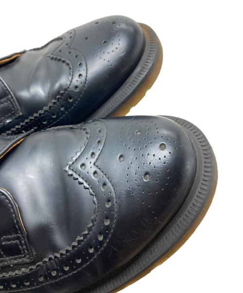 Dr.Martens（ドクターマーチン）Dr.Martens (ドクターマーチン) BROUGUE SHOE BLACK SMOOTH  ブローグシューズ ブラック スムース ブラック サイズ: UK6の古着・服飾アイテム