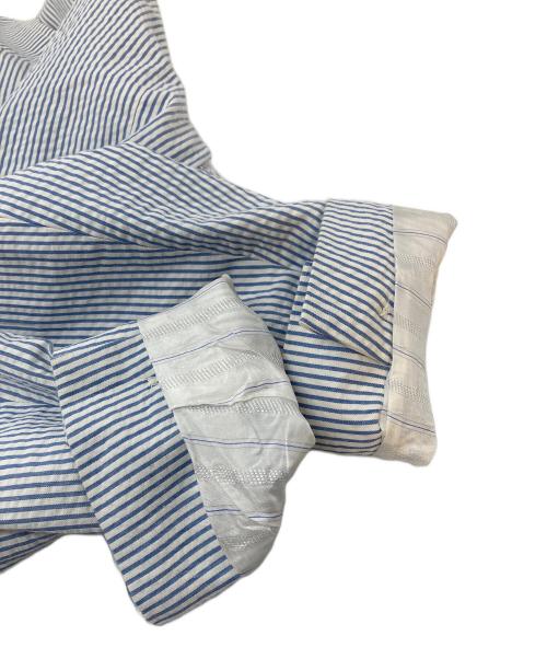 POLO RALPH LAUREN（ポロ・ラルフローレン）POLO RALPH LAUREN (ポロ・ラルフローレン) シアサッカーセットアップ　ストライプ スカイブルー×ホワイト サイズ:6の古着・服飾アイテム