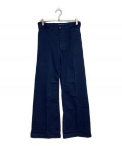 中古・古着通販】ami (アミ) ワイドレッグカーゴパンツ ネイビー