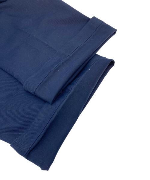 POLO RALPH LAUREN（ポロ・ラルフローレン）POLO RALPH LAUREN (ポロ・ラルフローレン) コットン ツイル ワイドレッグ パンツ ネイビー サイズ:6の古着・服飾アイテム