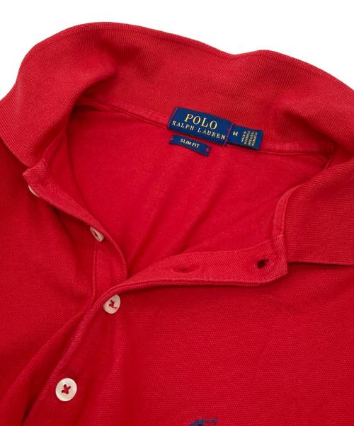 POLO RALPH LAUREN（ポロ・ラルフローレン）POLO RALPH LAUREN (ポロ・ラルフローレン) ポロシャツ レッド サイズ:Mの古着・服飾アイテム