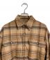 POLO RALPH LAUREN (ポロ・ラルフローレン) ベルテッドウールブレンドツイルシャツ ブラウン サイズ:6：9000円