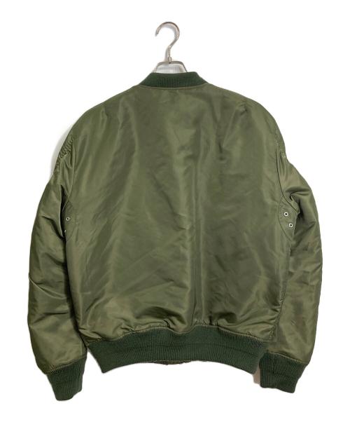 DIESEL（ディーゼル）DIESEL (ディーゼル) MA-1ジャケット　フライトジャケット オリーブ サイズ:Mの古着・服飾アイテム