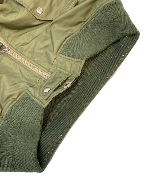 DIESEL（ディーゼル）DIESEL (ディーゼル) MA-1ジャケット　フライトジャケット オリーブ サイズ:Mの古着・服飾アイテム