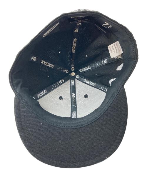 SUPREME（シュプリーム）Supreme (シュプリーム) New Era (ニューエラ) National Champions Box Logo  ナショナルチャンピオンシップ　ボックスロゴ　キャップ　ウールキャップ ブラック サイズ:7 3/4 61.5cmの古着・服飾アイテム