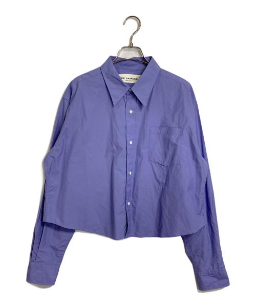THE SHINZONE（ザ シンゾーン）THE SHINZONE (ザ シンゾーン) ショートシャツ　コットンシャツ　日本製 パープル サイズ:36の古着・服飾アイテム