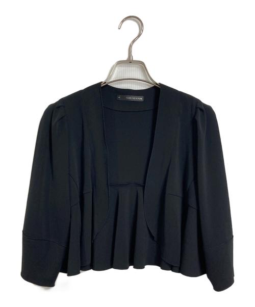 FOXEY NEWYORK（フォクシーニューヨーク）FOXEY NEWYORK (フォクシーニューヨーク) フレアボレロ ブラック サイズ:40の古着・服飾アイテム