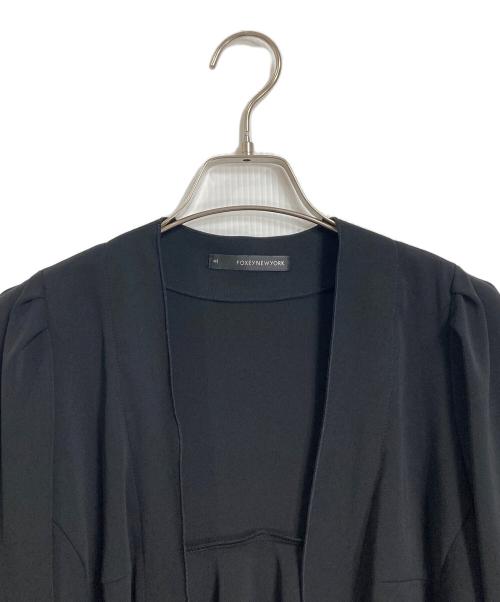 FOXEY NEWYORK（フォクシーニューヨーク）FOXEY NEWYORK (フォクシーニューヨーク) フレアボレロ ブラック サイズ:40の古着・服飾アイテム