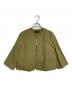 UNTITLED（アンタイトル）の古着「タイプライタージャケット　ノーカラージャケット」｜オリーブ