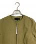 UNTITLED (アンタイトル) タイプライタージャケット　ノーカラージャケット オリーブ サイズ:1：4500円