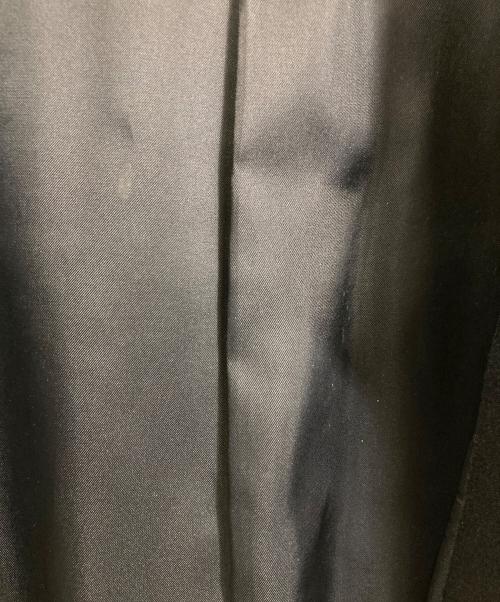 Yohji Yamamoto D’URBAN A.A.R（ヨウジヤマモトダーバンアール）Yohji Yamamoto D’URBAN A.A.R (ヨウジヤマモトダーバンアール) カシミヤステンカラーコート　ロングコート　アウター　 ブラック サイズ:Lの古着・服飾アイテム
