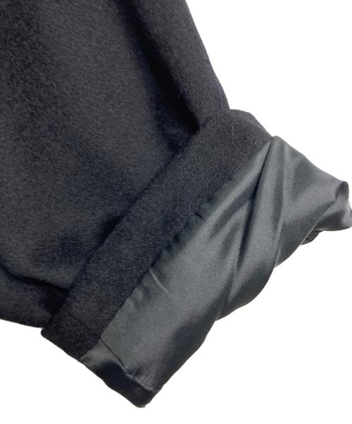 Yohji Yamamoto D’URBAN A.A.R（ヨウジヤマモトダーバンアール）Yohji Yamamoto D’URBAN A.A.R (ヨウジヤマモトダーバンアール) カシミヤステンカラーコート　ロングコート　アウター　 ブラック サイズ:Lの古着・服飾アイテム