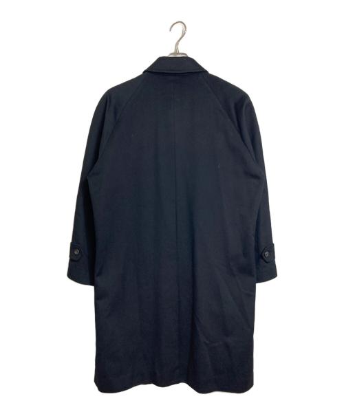 Yohji Yamamoto D’URBAN A.A.R（ヨウジヤマモトダーバンアール）Yohji Yamamoto D’URBAN A.A.R (ヨウジヤマモトダーバンアール) カシミヤステンカラーコート　ロングコート　アウター　 ブラック サイズ:Lの古着・服飾アイテム