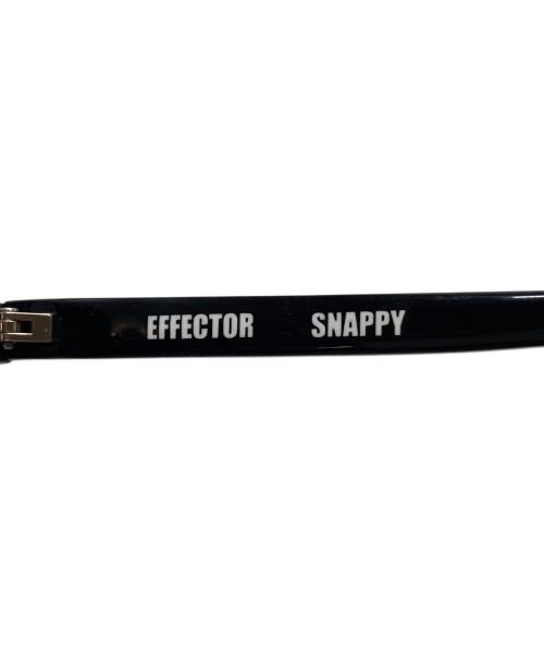 EFFECTOR（エフェクター）EFFECTOR (エフェクター) SNAPPY 伊達メガネ　アイウェア　日本製 ブラック サイズ:実寸参照の古着・服飾アイテム