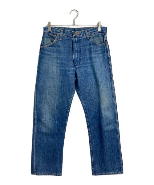 Wrangler（ラングラー）Wrangler (ラングラー) 【古着】70'sデニムパンツ　5ポケット　ベルなしタグ　70年代　USA製 ブルー サイズ:34× 29の古着・服飾アイテム