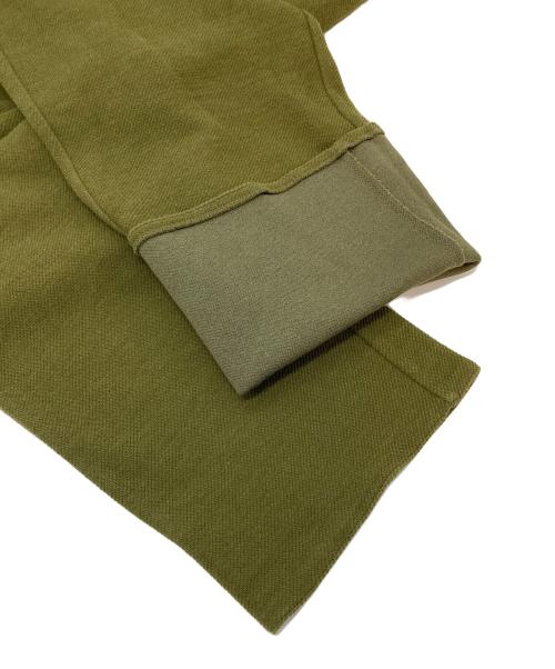 MM6 Maison Margiela（エムエムシックスメゾンマルジェラ）MM6 Maison Margiela (エムエムシックスメゾンマルジェラ) タックパンツ　パイルパンツ　MM6 イタリア製 グリーン サイズ:36の古着・服飾アイテム