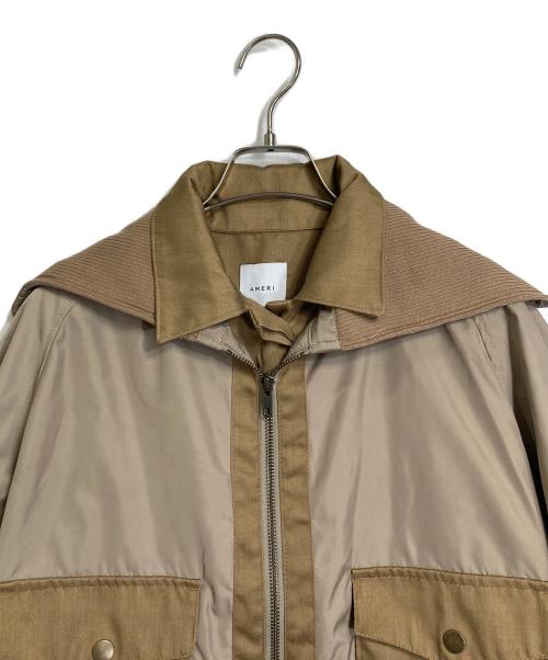 Ameri（アメリ）AMERI (アメリ) 3WAY　JUMBLE MILITARY JACKET  ベージュ サイズ:FREEの古着・服飾アイテム