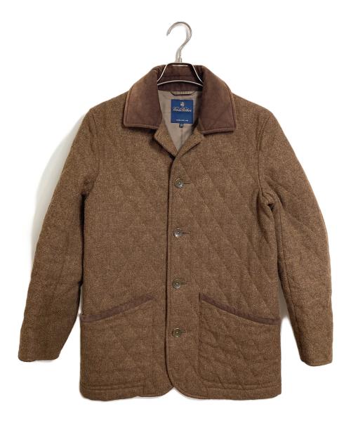 BROOKS BROTHERS（ブルックスブラザーズ）BROOKS BROTHERS (ブルックスブラザーズ) キルティングジャケット　アウター　中綿ジャケット　MOON社製 ブラウン サイズ:XSの古着・服飾アイテム