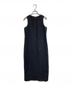 Ron Hermanロンハーマン）の古着「リネンノースリーブワンピース」｜ブラック