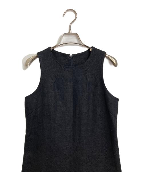 Ron Herman（ロンハーマン）Ron Herman (ロンハーマン) リネンノースリーブワンピース ブラック サイズ:XSの古着・服飾アイテム