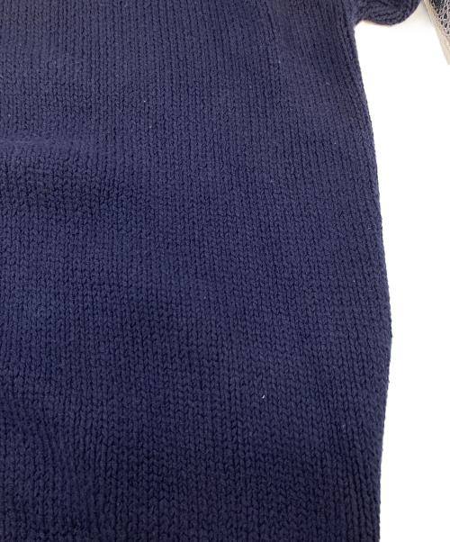 POLO RALPH LAUREN（ポロ・ラルフローレン）POLO RALPH LAUREN (ポロ・ラルフローレン) 【古着】90’SVネックコットンニット　90年代　アクティ21 ネイビー サイズ:Mの古着・服飾アイテム