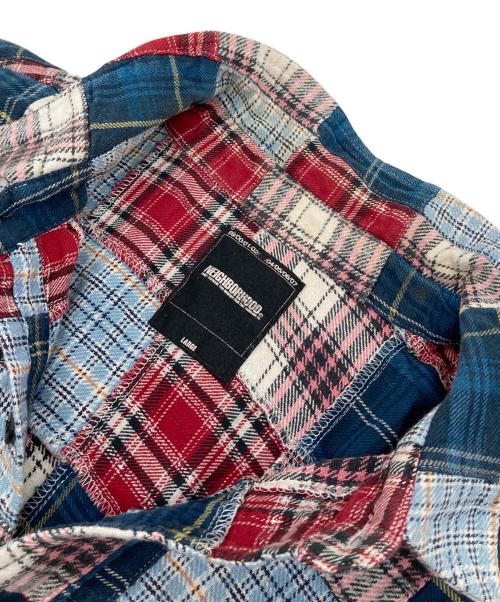 NEIGHBORHOOD（ネイバーフッド）NEIGHBORHOOD (ネイバーフッド) 03SS パチワーク半袖シャツ　 サイズ:Lの古着・服飾アイテム