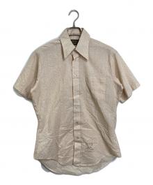 Sears（シアーズ）の古着「【古着】70’S総柄半袖シャツ　70年代　日本製」｜イエロー