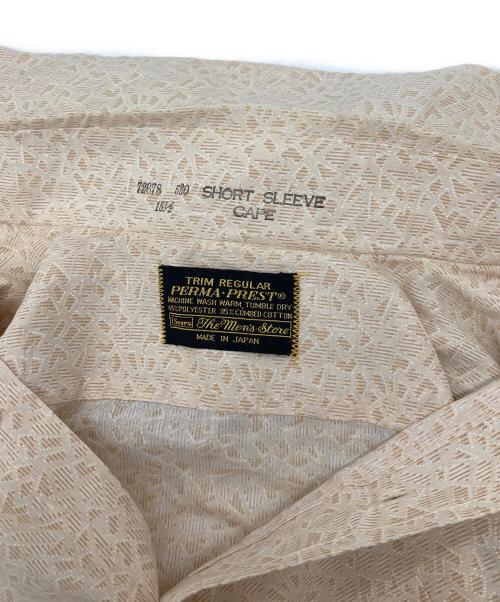 Sears（シアーズ）Sears (シアーズ) 【古着】70’S総柄半袖シャツ　70年代　日本製 イエロー サイズ:15 1/2の古着・服飾アイテム