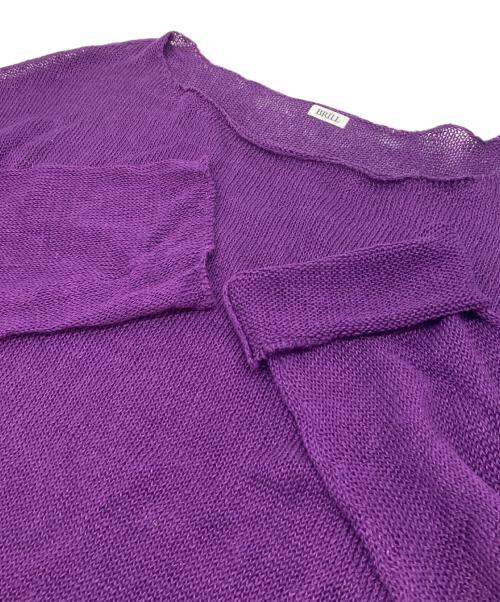 BRILL（ブリル）BRILL (ブリル) リネンコットンリラックスプルオーバー パープル サイズ:FREEの古着・服飾アイテム