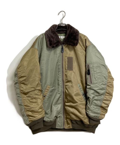 moussy（マウジー）moussy (マウジー) B15 2TONE FLIGHT ジャケット オリーブ サイズ:FREEの古着・服飾アイテム