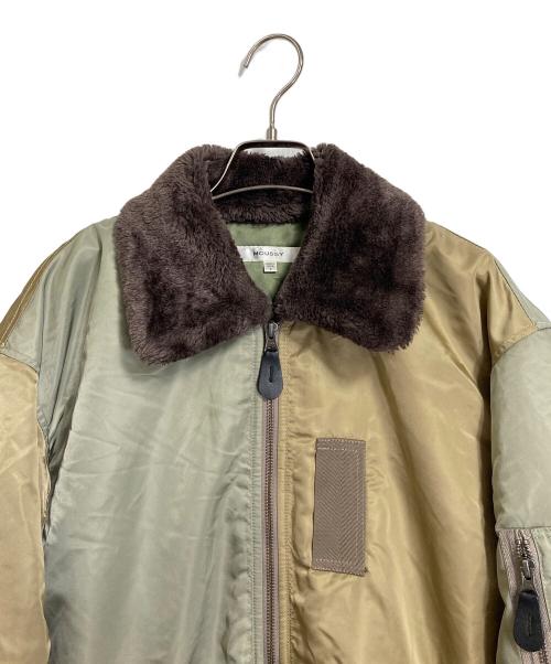 moussy（マウジー）moussy (マウジー) B15 2TONE FLIGHT ジャケット オリーブ サイズ:FREEの古着・服飾アイテム