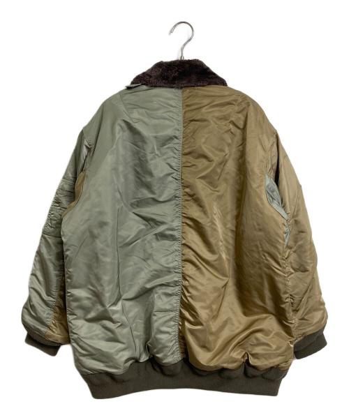 moussy（マウジー）moussy (マウジー) B15 2TONE FLIGHT ジャケット オリーブ サイズ:FREEの古着・服飾アイテム