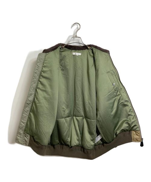 moussy（マウジー）moussy (マウジー) B15 2TONE FLIGHT ジャケット オリーブ サイズ:FREEの古着・服飾アイテム