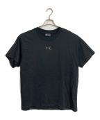 THUG CLUBサグ クラブ）の古着「ロゴエンブレムTシャツ　半袖カットソー　Tシャツ　Tee」｜ブラック