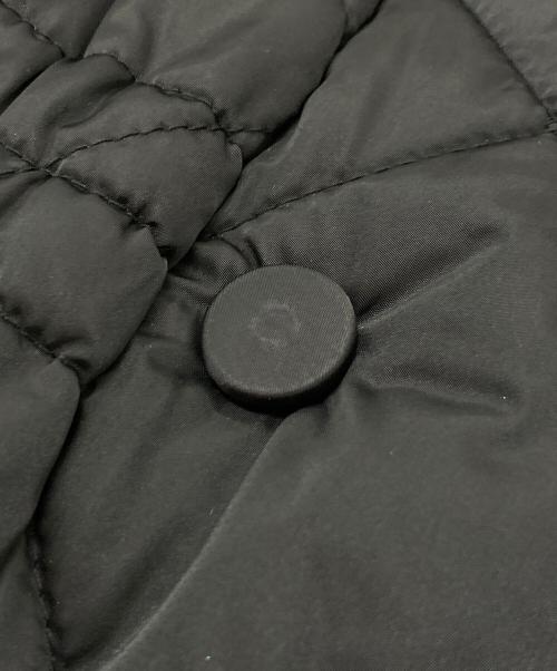 ANAYI（アナイ）ANAYI (アナイ) キルティングショールカラーコート　ロングコート　中わたコート ブラック サイズ:Sの古着・服飾アイテム