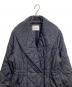 ANAYI (アナイ) キルティングショールカラーコート　ロングコート　中わたコート ブラック サイズ:S：20000円
