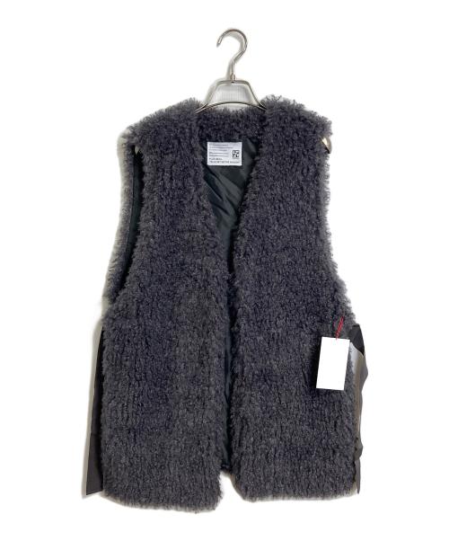 PASSIONE（パシオーネ）PASSIONE (パシオーネ) プードルファーベスト　 パープル サイズ:38の古着・服飾アイテム