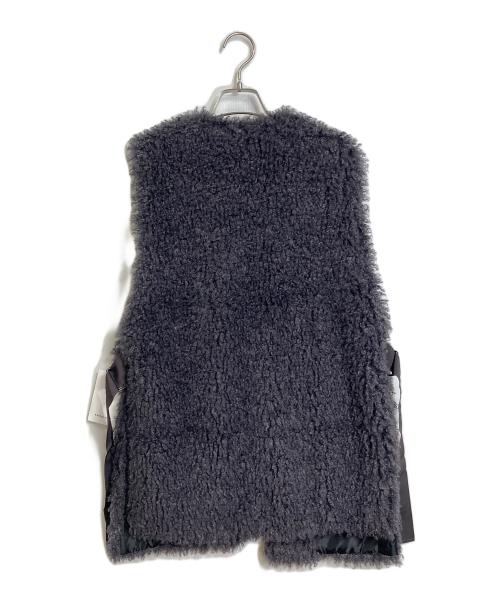 PASSIONE（パシオーネ）PASSIONE (パシオーネ) プードルファーベスト　 パープル サイズ:38の古着・服飾アイテム