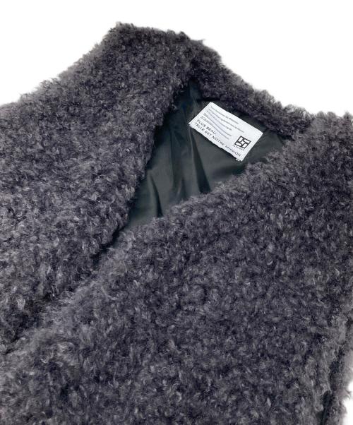 PASSIONE（パシオーネ）PASSIONE (パシオーネ) プードルファーベスト　 パープル サイズ:38の古着・服飾アイテム