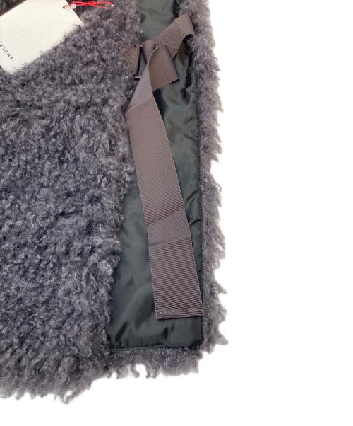 PASSIONE（パシオーネ）PASSIONE (パシオーネ) プードルファーベスト　 パープル サイズ:38の古着・服飾アイテム